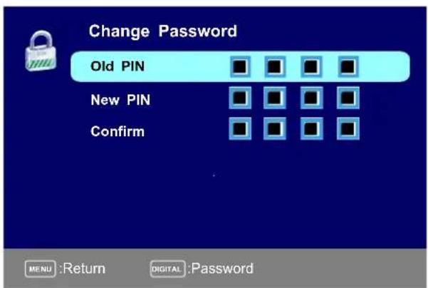 Seiki SE321FB - CHANGE PASSWORD - 1