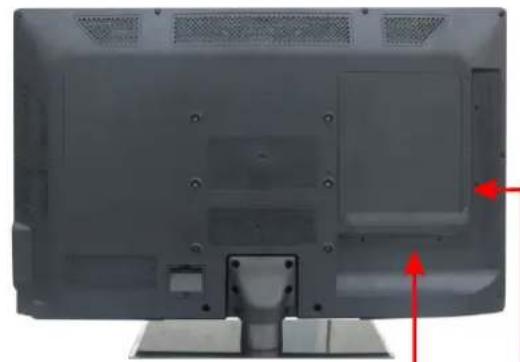 Seiki SE321FB - Back View and Control Connections - 1