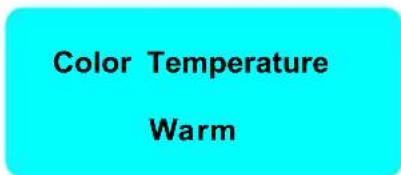 Seiki SE321FB - Température de Couleur - 1