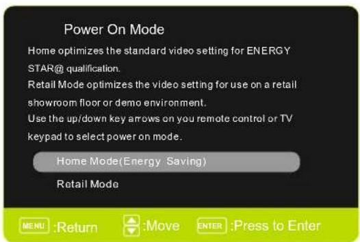 Seiki SE321FB - Modo de encendido - 1