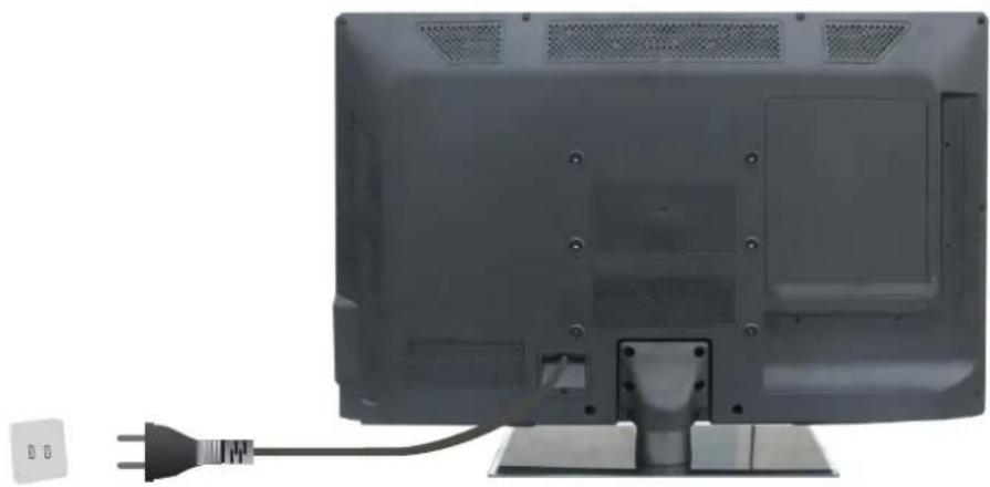 Seiki SE321FB - Connexion du cordon d'alimentation - 1