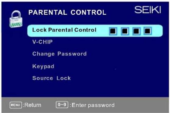 Seiki SE321FB - CONTROLE PARENTAL - 1