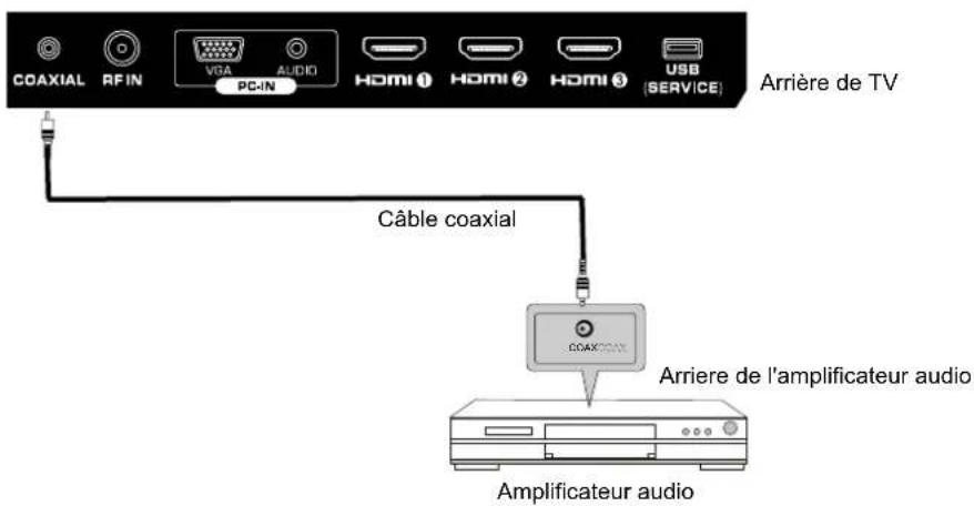 Seiki SE321FB - Connexion COAX - 1
