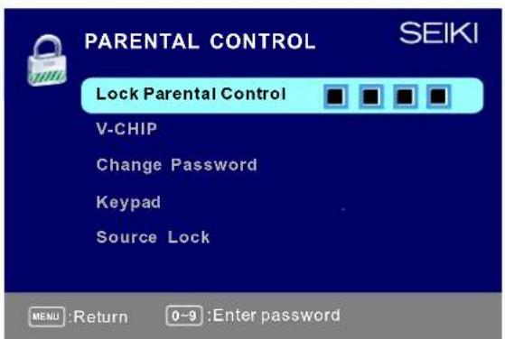 Seiki SE321FB - PARENTAL CONTROL - 1