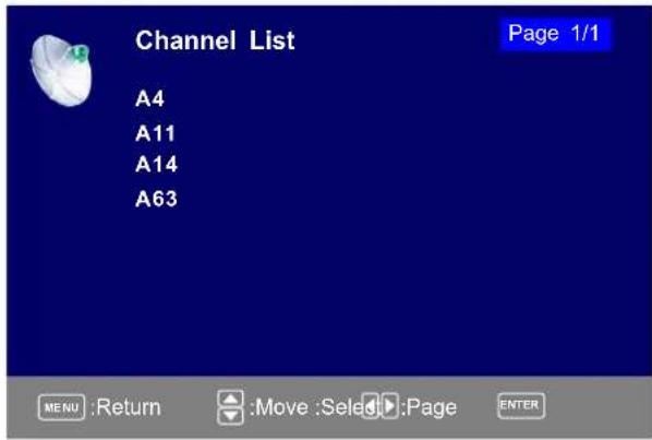 Seiki SE321FB - MENU CHAINE - 2