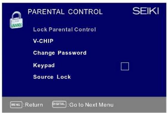 Seiki SE321FB - PARENTAL CONTROL - 3