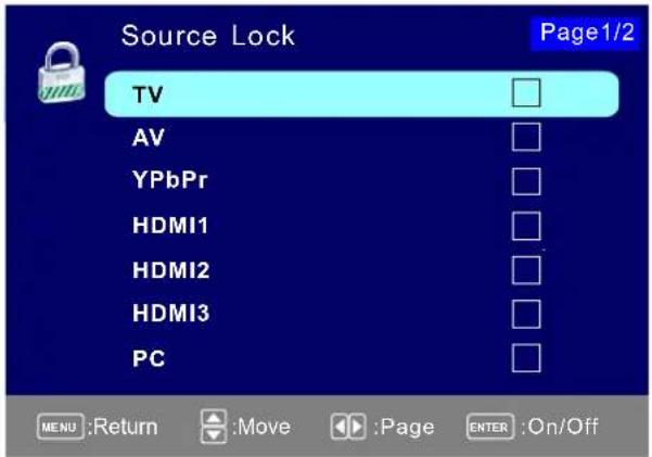Seiki SE321FB - Cambio de la contraseña - 2