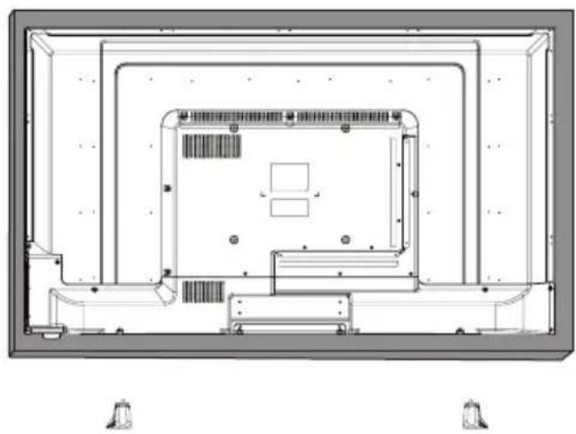 Seiki SE42UM - Instalacion del soporte de la base - 1