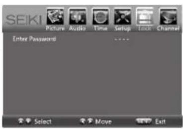 Seiki SE42UM - Navigating the On-screen Display - 9