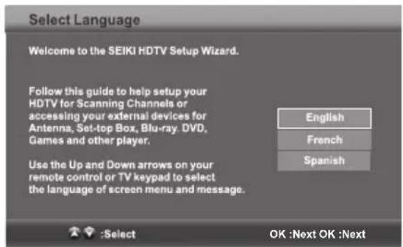 Seiki SE42UM - Configuración inicial - 1