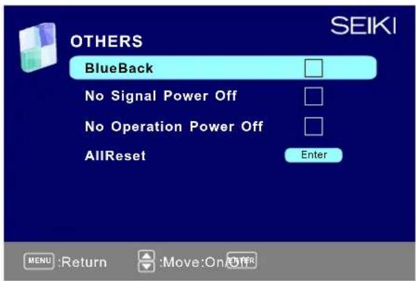 Seiki SE421TT - OTHERSMENU - 1