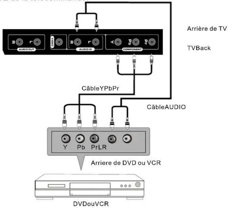 Seiki SE421TT - ConnexionYPbPr(Composant) - 1