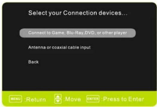 Seiki SE421TT - Seleccione la fuente de entrada - 1