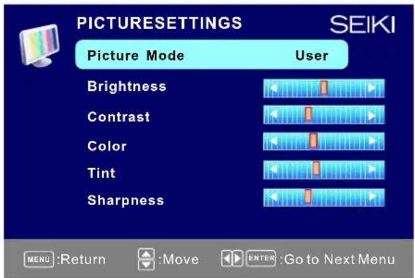 Seiki SE421TT - Configuracióndeimagen - 1