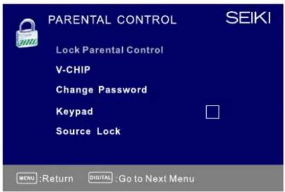Seiki SE421TT - PARENTAL CONTROL - 3