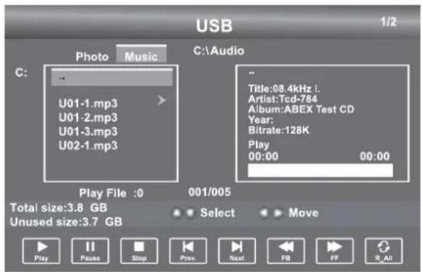 Seiki SE24FL - Écoute de musiquecolspan="2"> - 1