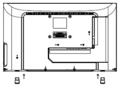 Seiki SE24FL - Installation du socleUDIO IN
L
Y/CVBS
COMPONENT IN
Pb
Pr
VGA
PC IN
PC AUDIO
1
2
3
4
5
6
7
RF (75Ω)
HDMI
10
9
8 - 1
