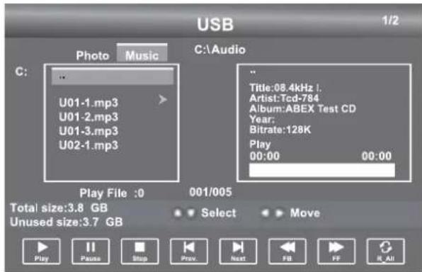 Seiki SE24FL - Escuchar música - 1