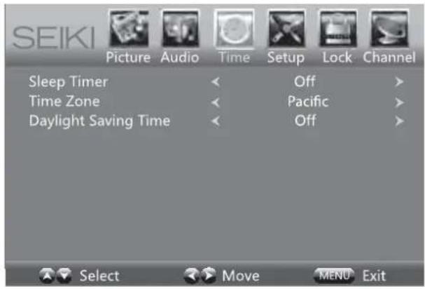 Seiki SE24FL - Permet de sélectionner une technique d•amélioration audio { Standard/Music/Movie/UserAlternative : vous pouvez appuyer sur la touche S.MODE pour sélectionner le mode audio directamente./Componente/AV/^DMI /VZA/USQ y luego presione el botón OK para confirmar.

onente/AV/^DMI /VZA/USQ y luego presione el botón OK para confirmar.

Notes graves luego presione el botón OK para confirmar.

Pour régler l•intensité relative des sons plus graves. (Pour le mode Utilisateur)ción de la imagende la imagenNotes aiguësages/78c181614c5eb8f6555b5d0ff71e8fa8da9788f91996749dea11854fbbb48105.jpg)

Pour régler l•intensité relative des sons plus aigus. (Pour le mode Utilisateur)mmary>>ÉquilibrageEIKI
Picture Audio Time Setup Lock Channel
Picture Mode Energy Saving
Contrast 50
Brightness 50
Color 50
Tint 0
Sharpness 50
Color Temp. Normal >Pour régler le volume relatif des haut-parleurs dans un système qui en compte plusieurs.olor 50
Tint 0
Sharpness 50
Color Temp. Normal >50
Tint 0
Sharpness 50
Color Temp. Normal >Ambiophonieolor Temp. Normal >Pour améliorer votre expérience d•écoute.resione el botón MENÚ en la unidad principal o en el control remoto y luego presione ◀/▶ os botones para seleccionar el menú de IMAGEN.   
Presione ▲/os botones para seleccionar las siguientes opciones de imagen y luego presione ◀/▶ los botones para ajustar cada configuración de la opción.

ne el botón MENÚ en la unidad principal o en el control remoto y luego presione ◀/▶ os botones para seleccionar el menú de IMAGEN.   
Presione ▲/os botones para seleccionar las siguientes opciones de imagen y luego presione ◀/▶ los botones para ajustar cada configuración de la opción.

Volume automatiquerincipal o en el control remoto y luego presione ◀/▶ os botones para seleccionar el menú de IMAGEN.   
Presione ▲/os botones para seleccionar las siguientes opciones de imagen y luego presione ◀/▶ los botones para ajustar cada configuración de la opción.

Pour régler automatiquement les niveaux de volume.ones para seleccionar el menú de IMAGEN.   
Presione ▲/os botones para seleccionar las siguientes opciones de imagen y luego presione ◀/▶ los botones para ajustar cada configuración de la opción.

para seleccionar el menú de IMAGEN.   
Presione ▲/os botones para seleccionar las siguientes opciones de imagen y luego presione ◀/▶ los botones para ajustar cada configuración de la opción.

Mode optiquede IMAGEN.   
Presione ▲/os botones para seleccionar las siguientes opciones de imagen y luego presione ◀/▶ los botones para ajustar cada configuración de la opción.

Pour sélectionner le mode de sortie audio numérique { RAW ou PCM.es de imagen y luego presione ◀/▶ los botones para ajustar cada configuración de la opción.

 imagen y luego presione ◀/▶ los botones para ajustar cada configuración de la opción.

Langue audio◀/▶ los botones para ajustar cada configuración de la opción.

Pour sélectionner la langue audio { English, French, Spanish(anglais, français, espagnol).d>le among picture modes (Dinámico / Película / ahorro de energía / usuario / Estándar. Alternativo: puedes presionar el botón P.MODE (MODO de I.) para seleccionar el modo de imagen directamente.ong picture modes (Dinámico / Película / ahorro de energía / usuario / Estándar. Alternativo: puedes presionar el botón P.MODE (MODO de I.) para seleccionar el modo de imagen directamente.
Paramètres d'heurepal o en el control remoto para visualizar la lista de fuentes de entrada.   
Presione ▲/▼ os botones para seleccionar la fuente de entrada que desea entre{ TV/Componente/AV/^DMI /VZA/USQ y luego presione el botón OK para confirmar. - 1
