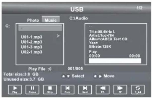 Seiki SE32HG - Escuchar música - 1