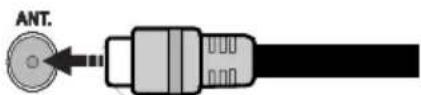 OCEANIC OCEALED22DVDB3 - Anschluss der Antenne - 1