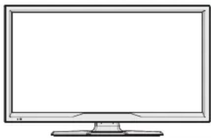 OCEANIC OCEALED22DVDB3 - Boutons de commande du téléviseur - 1