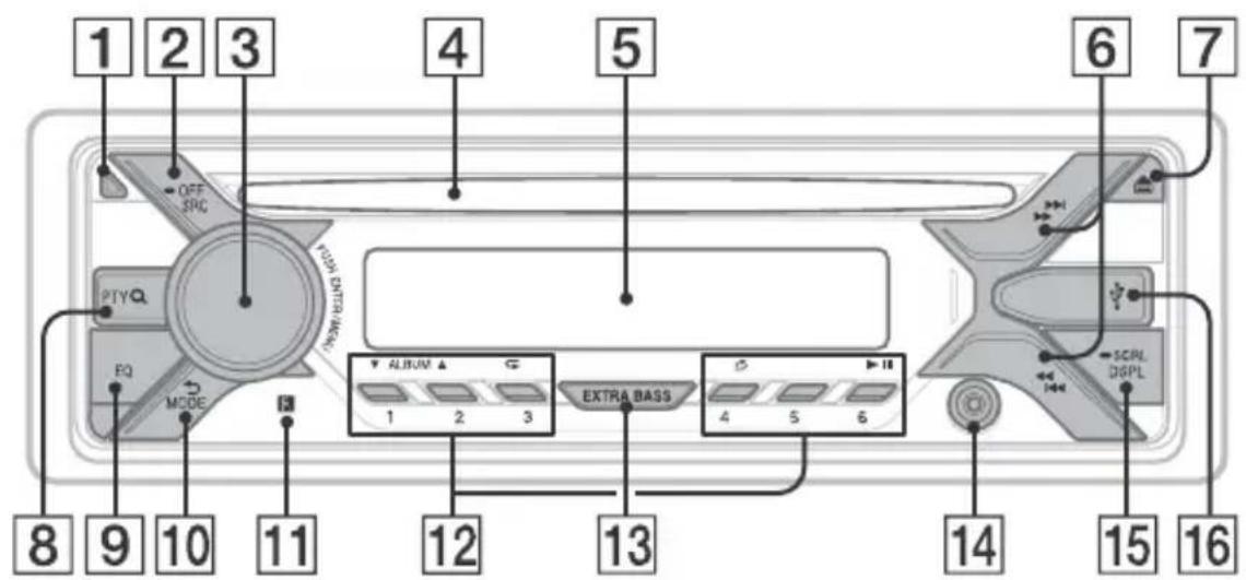 SONY CDXG3200UV - Hauptgerät - 1