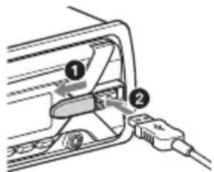 SONY CDXG1201U - Подключени устpoиства USB - 1