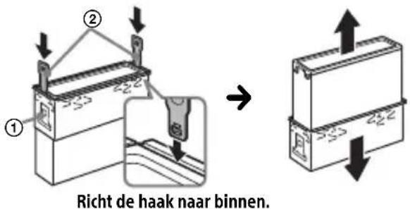 SONY CDXG1201U - De beschemende rand en de beugel verwijderen - 2
