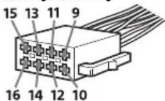 SONY CDXG1201U - Voedingsaansluitingsschema - 1