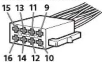 SONY CDXG1200U - Scheme de raccordement electrique - 1