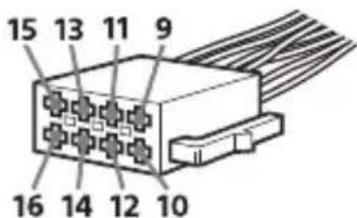 SONY CDXG1200U - Power connection diagram - 1