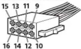 SONY CDXG1200U - Diagramma dei collegamenti di alimentazione - 1