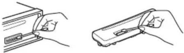 SONY CDXG1200U - Cleaning the connectors - 1