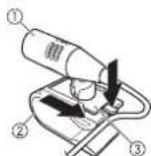 PIONEER MVH170UBG - Pour installer l'appareil sur la colonne de direction - 1