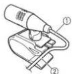 PIONEER MVH170UBG - Anbringen an der Sonnenblende - 1