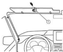 PIONEER MVH170UBG - Pour installer l'appareil sur le pare-soleil - 2