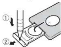 PIONEER DEH1800UBB - Preparing the remote control - 2