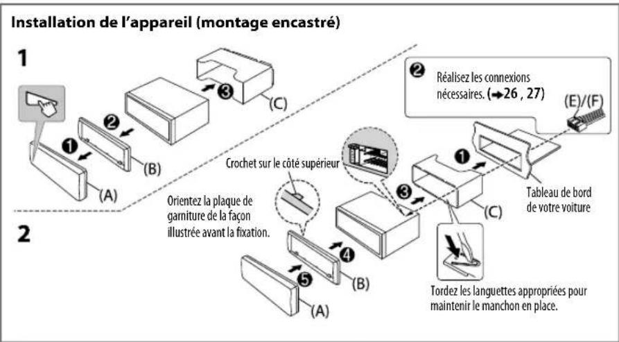 JVC KDX33MBTE - INSTALLATION / RACCORDEMENT - 1