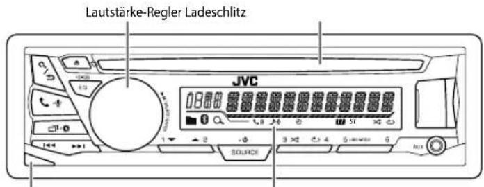 JVC KDR971BTE - Frontblende - 1