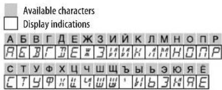 JVC KDR871BTE - Available Cyrillic letters - 1