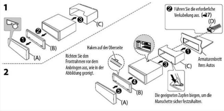 JVC KDR871BTE - EINBAU / ANSCHLUSS - 1