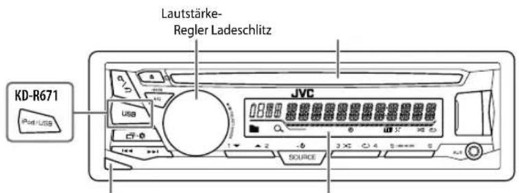 JVC KDR471E - Frontblende - 1