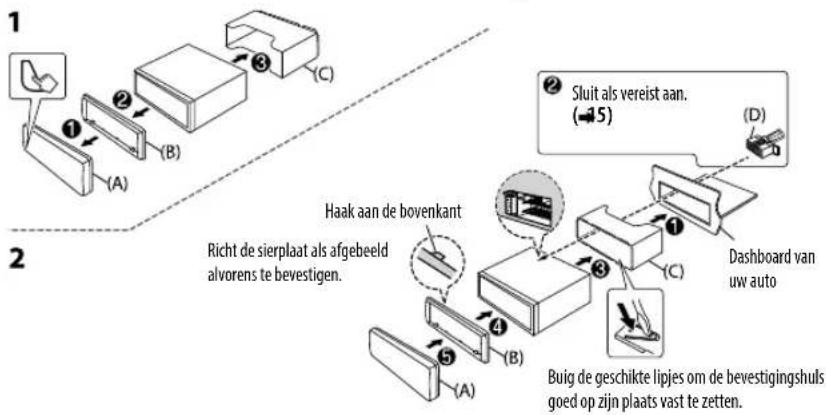 KENWOOD KDC120UB - Onderdelenlijst voor het installeren - 6