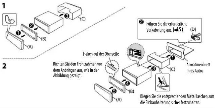 KENWOOD KDC120UG - Teilelste für den Einbau - 6