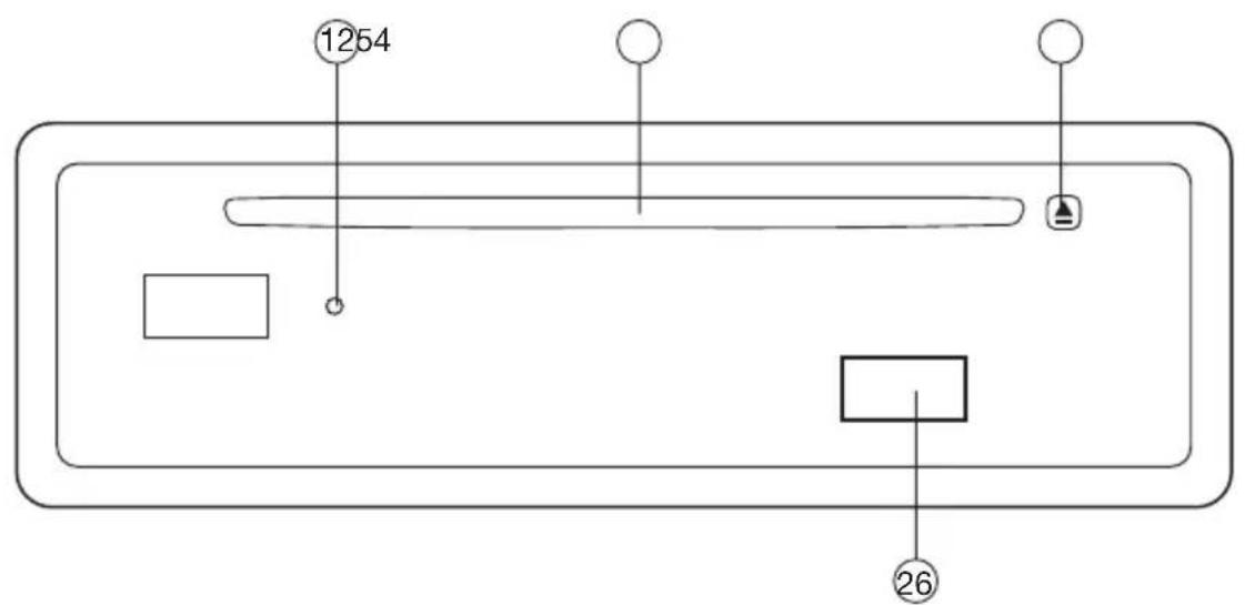 MT Logic CSR3039U - ANORDNUNG DER TASTEN - 2