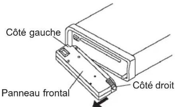 MT Logic CSR3039U - Comment enlever le panneau frontal - 2