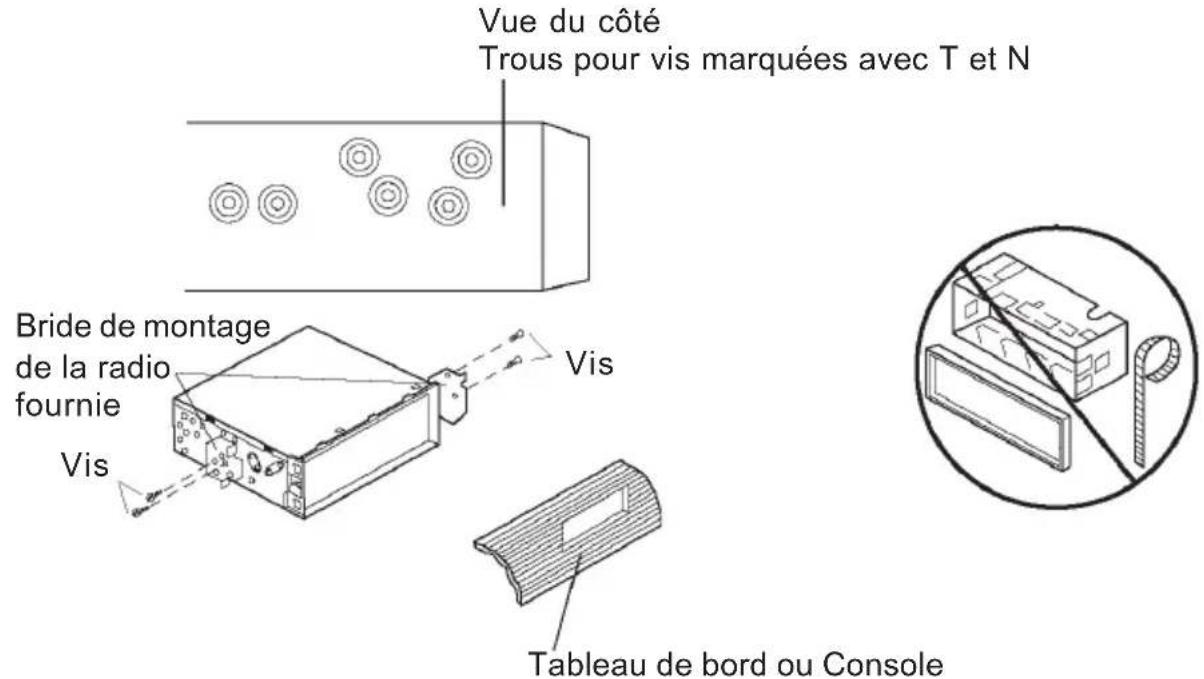 MT Logic CSR3039U - INSTALLATION DIN POSTERIEURE (Méthode B) - 1