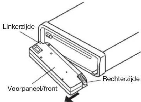 MT Logic CSR3039U - HET VOORPANEL/FRONT VERWIJDEREN - 2