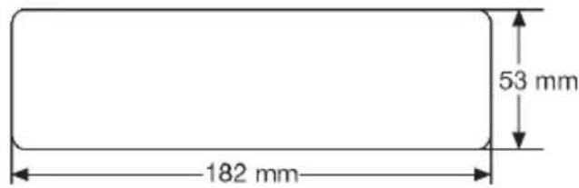 MT Logic CSR3039U - Installationsöffnung - 1